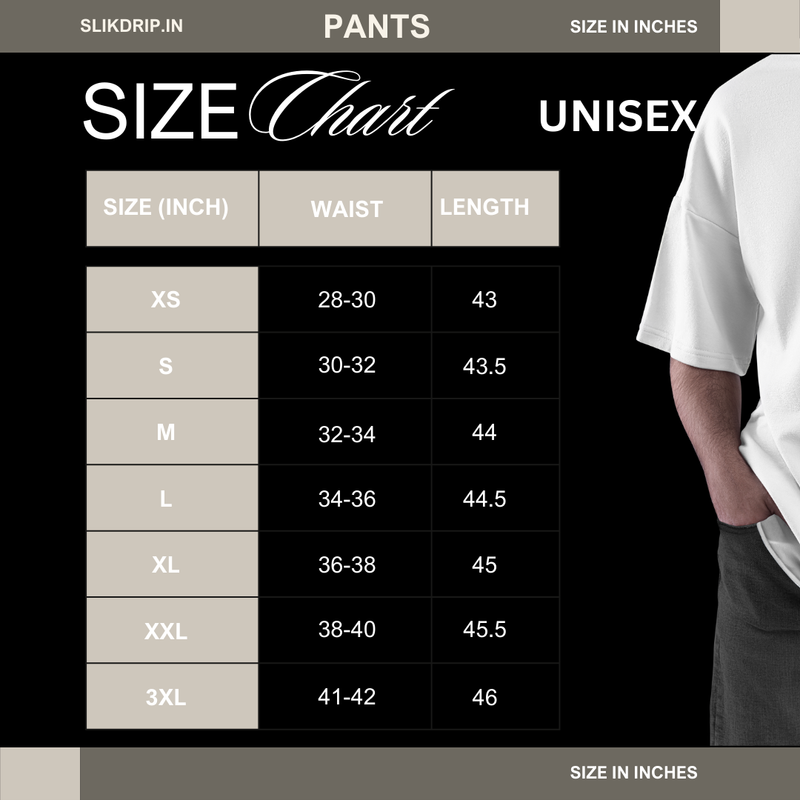 Python Unisex Straight Fit
Baggy Pants