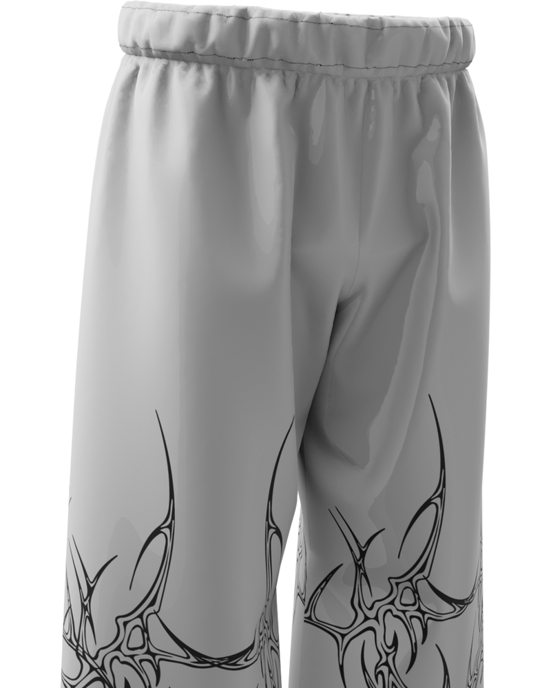 Tribal Graphic Oversized Streetwear Pants – Unisex Baggy Fit