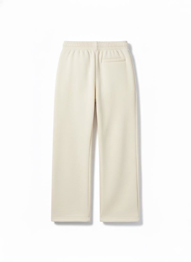 Signature Heavyweight Off-White Sweatpants | Premium Gauge Fabric