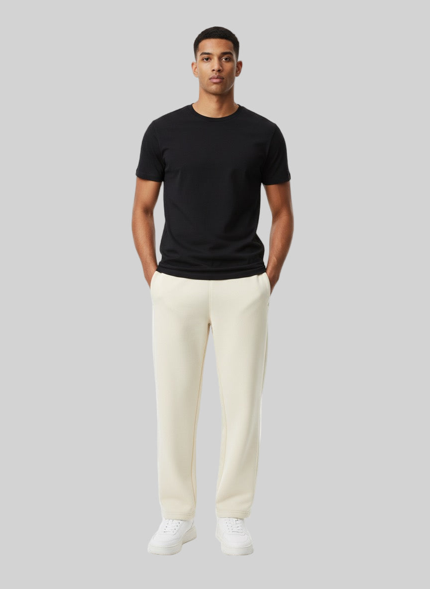 Signature Heavyweight Off-White Sweatpants | Premium Gauge Fabric