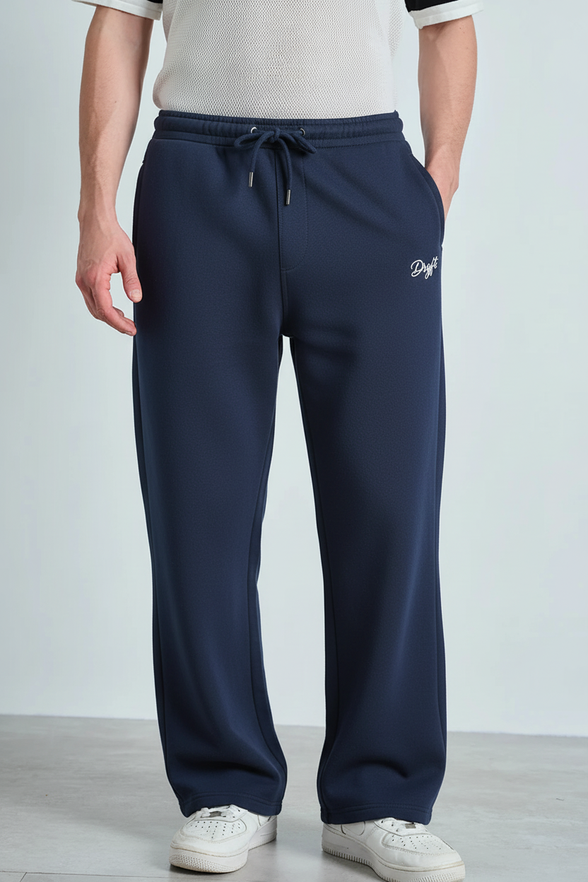 Navy Blue Sweatpants Small Logo